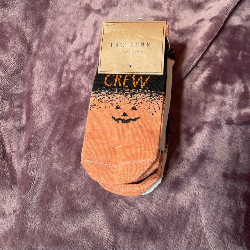 10 pack Rae Dunn fall ankle socks 🎃🧡